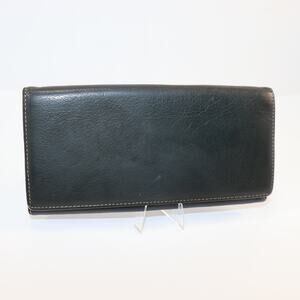 Guy Laroche Men’s Bi-Color Leather Long Wallet – Slim Organizer, Good Shape